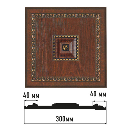 Декоративное панно DECOMASTER D31-2 (300*300*32мм)