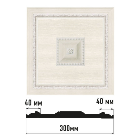 Декоративное панно DECOMASTER D31-15 (300*300*32мм)