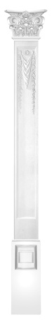 Комплект DK-82260-SET1: пилястра DK-82260, капитель DK-82251, основание DK-82252