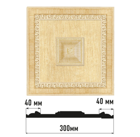 Декоративное панно DECOMASTER D31-5 (300*300*32мм)