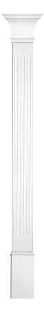 Комплект DK-82220-SET3: пилястра DK-82220, капитель DK-82223, основание DK-82222