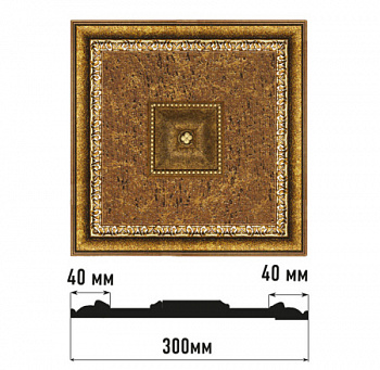 Декоративное панно DECOMASTER D31-43 (300*300*32мм)