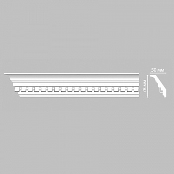 Плинтус потолочный с рисунком DECOMASTER DT-22 (78*50*2400мм)