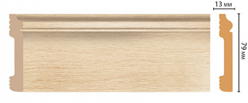 Плинтус напольн.DECOMASTER D005-71 ШК/26 (79*13*2400 мм)
