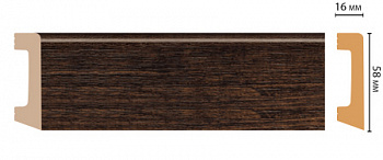 Плинтус напольный DECOMASTER D234-966 ДМ(58*16*2400 мм)