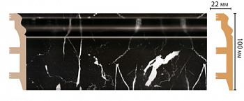 Плинтус напольн.DECOMASTER D232-78 ШК/14 (100*22*2400 мм)