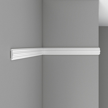 Молдинг гладкий DECOMASTER 97615F гибкий (50*12*2400мм)