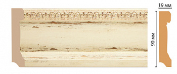 Плинтус напольный DECOMASTER 166-1028 (90*19*2400мм)