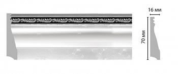 Плинтус напольный DECOMASTER 193-63 ШК/20 (70*16*2400мм)