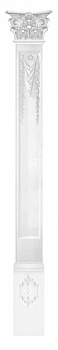 Комплект DK-82260-SET2: пилястра DK-82260, капитель DK-82251, основание DK-82253