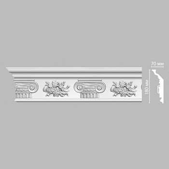Плинтус потолочный с рисунком DECOMASTER DT-9830 (62*180*2400мм)