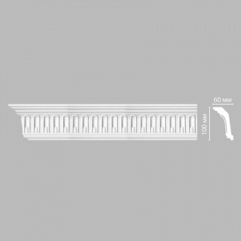 Плинтус потолочный с рисунком DECOMASTER DT-9813F гибкий (100*60*2400мм)
