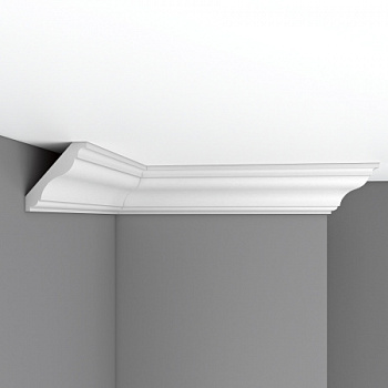 Плинтус потолочный гладкий DECOMASTER DP-357 (85*80*2400мм)