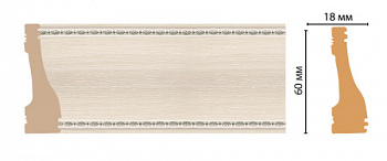 Плинтус напольный DECOMASTER 192-14 (60*18*2400мм)