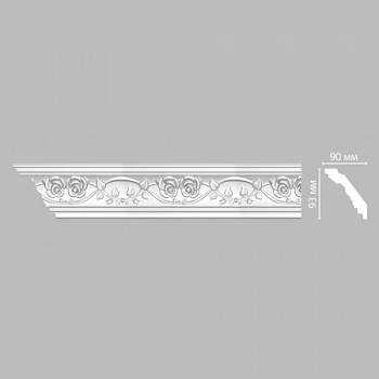 Плинтус потолочный с рисунком DECOMASTER DT-9816 (93*90*2400мм)