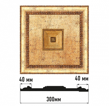 Декоративное панно DECOMASTER D31-552 (300*300*32мм)