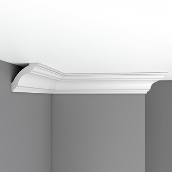 Плинтус потолочный гладкий DECOMASTER DP-213F гибкий (80*80*2400мм)