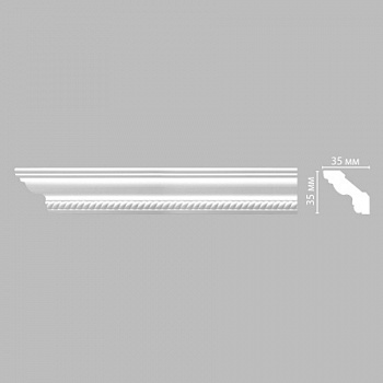 Плинтус потолочный с рисунком DECOMASTER 95637 (35*35*2400мм)