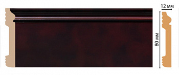 Плинтус напольный DECOMASTER D005-62ДМ (79*13*2400мм)