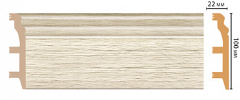 *Плинтус напольный DECOMASTER D233-1070ДМ (120*23*2400 мм)