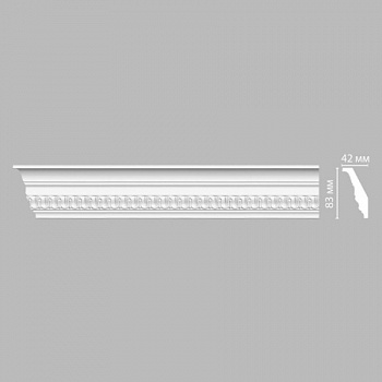Плинтус потолочный с рисунком DECOMASTER DT-36F гибкий (83*42*2400мм)