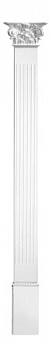 Комплект DK-82220-SET1: пилястра DK-82220, капитель DK-82221, основание DK-82222